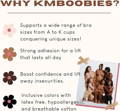 Boob Tape, Instant Breast Lift, Nude Body Tape, 8 Hr Sweatproof Push Up Nipple Tape, Bra and Body Tape (5 Ft Roll) in Saudi Arabia