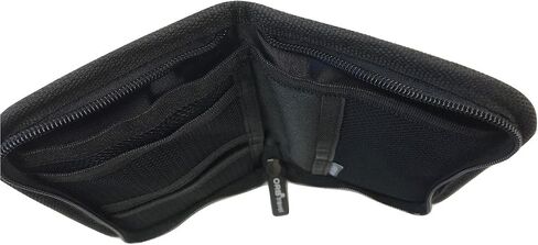 ORB Travel-WP542-T-Neon Earth-Black/Tangerine-RFID Blocking Zippered Passport Travel Document Wallet Case Cover in Saudi Arabia