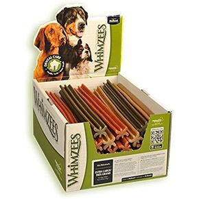 Whimzees (10 Pack) Dental Stix Dog Treat, X-Large