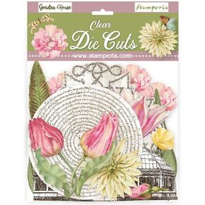 STAMPERIA INTER, KFT DIECUTS Clear Garden HSE, Multi-Coloured