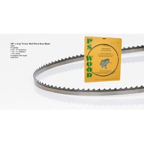 PS Wood Timber Wolf 70 1/2 x 3/8 x 4 tpi Band Saw Blade