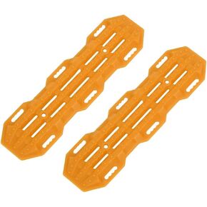 2Pcs RC Crawler Decorative Board Anti-skid Auto-help RC Recovery Board Compatible with 1/10 RC Crawler Car(Orange)
