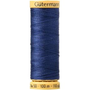 Gutermann Natural Cotton Thread 110 Yards-Midnight Blue