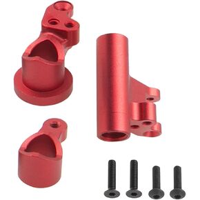 ShareGoo Aluminum Alloy Steering Bellcranks Set Steering Assembly Upgrade Parts Compatible with 1/10 Losi Tenacity TT Pro 4WD SCT DB Pro Lasernut U4 RC Truck (Blue)