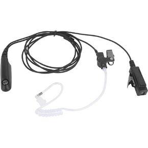 Pdflie HT1250 HT750 Radio Mic PTT Earpiece Acoustic Tube Headset for Motorola Walkie Talkie Pro860 GP MT MTX PT PTX PRO HT Series GP328 GP330 GP340 GP360 GP380 HT1250LS HT1550 HT1550XLS