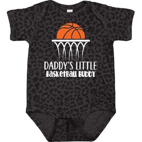 inktastic Daddys Little Basketball Buddy Boys Baby Bodysuit