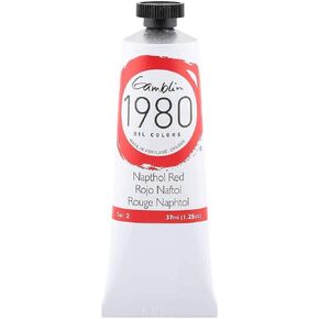 Gamblin 1980 Oil Napthol Red 37Ml