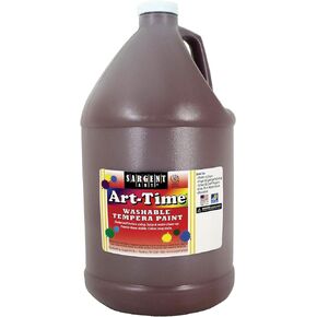 Sargent Art Art-Time Washable Tempera Paint 128 Oz Blue Color, Arts & Crafts Supplies for Home or School