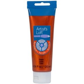 Artist's Loft Metallic Acrylic Paint, 4 oz. (Metallic Copper)