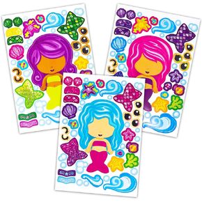 24 Make A Pirate Stickers for Kids - Great Pirate Theme Birthday Party Favors - Fun Craft Project for Children 3+ - Let Your Kids Get Creative & Design Their Favorite Pirate Stickers