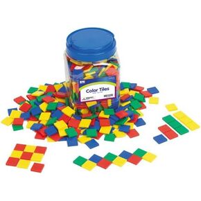 EAI Education Color Tiles: Plastic - Set of 400