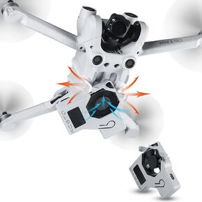مشعاع الطائرة بدون طيار لـ DJI Mini 3 PRO، مروحة تبريد لملحقات DJI Mini 3 PRO، مبرد مروحة طباعة ثلاثية الأبعاد لـ DJI Mini 3 PRO in Kuwait