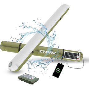 VITCHELO 2 في 1 ضوء التخييم بالطاقة الشمسية / شاحن الهاتف | مصباح خيمة قابل للنفخ مقاوم للماء والغبار IP66 قابل لإعادة الشحن بقدرة 4000 مللي أمبير في الساعة مع ملحق مغناطيسي للتخييم ومعدات طوارئ الإعصار والسفر in Kuwait