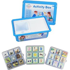 Edu&Kate's, Activity Box – Learning Made Fun with Animal Tracks, Occupations, & Opposites Puzzles & Sensory Toys, Stage-Based Learning: Stage 3 Kit - Vol. 2, Special Needs Kit