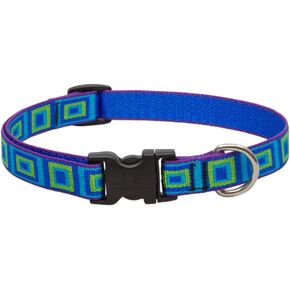 LupinePet Originals 3/4" Sea Glass 9-14" Adjustable Collar for Small Dogs