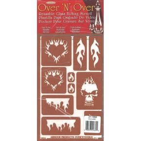 Armour N Over Stencil Flames