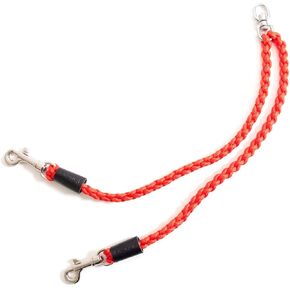 Durable Paracord Dog Double Leash Splitter Extender Swivel for 2 Dogs Walking 4 Colors