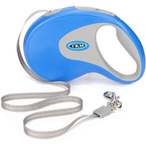Retractable Dog LEASH, 16' Heavy Duty Pet Walking LEASH, Non-Tangling Dog LEASH For Medium to Small Dogsup to 110 Lbs (Blue)