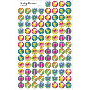 Trend Enterprises Inc. Superspots Stickers Spring Flowers