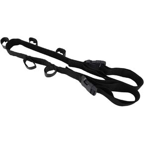 2PCS Vehicle Fishing Rod Holder,Adjustable Strap Fishing Pole Holder Carrier Storage Rack for Truck Vehicle SUVs Wagons and Vans