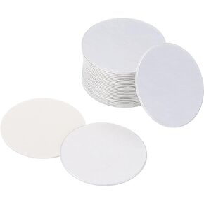 PATIKIL 26mm/1.02" Aluminum Foil Cap Liner, 100 Pack Resistant Tamper Induction Heat Sealer Sealing Liners for PE Plastic Bottle Jar Lid
