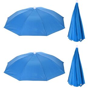 PATIKIL Fishing Umbrella Hat, Elastic Folding Sun Rain Cap Head Umbrella Hands Free for Outdoor Fishing Camping