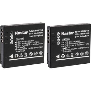 Kastar Battery (2-Pack) for Panasonic DMW-BCF10 DMW-BCF10PP A59 & Lumix DMC-FS12 FS15 FS25 FS4 FS42 FS6 FS7 FX40 FX48 FX500 FX550 FX580 F2 F3 FH1 FH20 FH22 FH3 FT3 FT4 FX68 FX700 FX75 TS1 TS2 TS3 TS4