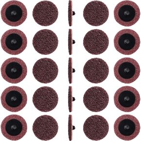 25 PCS Sanding Discs 2 Inch Quick Change Roll Lock Disc Die Grinder Sanding Disc Medium Surface Conditioning Discs for Burr Finish Rust Paint Removal in Kuwait