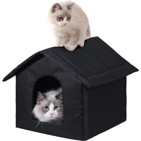Cat Houses for Outdoor Cats House Outdoor Houses for Feral Cats Dogs Cat Outdoor Indoor Waterproof with Stand House