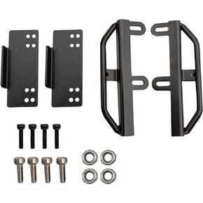 XSYGO RC Car Pedals Metal Side Pedal Rock Sliders for Axial SCX24 1/24 RC Crawler Car Upgrade Parts (Black)