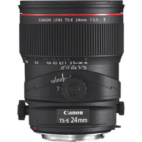 Canon TS-E 24mm f/3.5L II Ultra Wide Tilt-Shift Lens for Canon Digital SLR Cameras (Renewed)