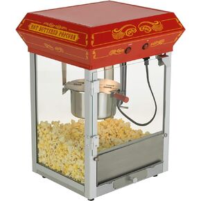 Funtime FT454CR-SK Popcorn Maker, Red