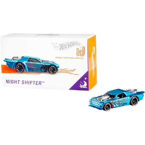 Hot Wheels id Vehicle​​ Night Shifter with Embedded NFC Chip, Uniquely Identifiable, 1:64 Scale, for Kids Ages 8 Years and Older ​[Amazon Exclusive]
