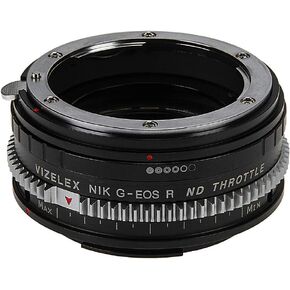 Vizelex CINE ND Throttle Lens Adapter Compatible with Nikon G Lenses on Canon RF-Mount Cameras