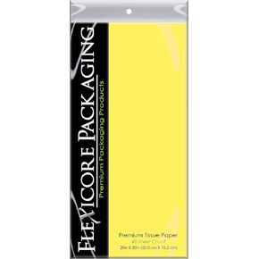 Flexicore Packaging Blue Gift Wrap Tissue Paper XL | Size: 20 Inch X 30 Inch | Count: 10 Sheets | Color: Brilliant Blue