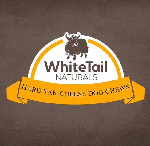 WhiteTail Naturals - Yak Cheese Dog Chews - Long Lasting Tough Dog Bones for Aggressive Chewers & Teething Puppies - All Natural Himalayan Dental Milk Chew Bone (2, Extra Large) in Kuwait