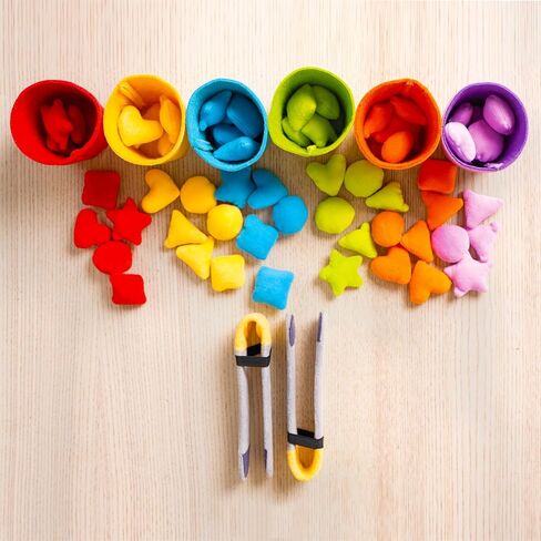 لعبة تصنيف قوس قزح من Skillmatics - لعبة تعليمية وتعليمية، تطوير الفرز والزخرفة ومهارات العد للأطفال والأطفال الصغار ومرحلة ما قبل المدرسة، هدايا للفتيات والأولاد للأعمار 3، 4، 5، 6 in Kuwait