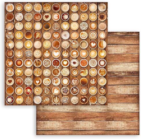 قهوة ستامبيريا وشوكولاتة من كريستينا رادوفان - حزمة جامعي المصممين مع وسادة ورقية مصممة مقاس 12 × 12، ووسادة ورق خلفية ماكسي مقاس 12 × 12 وأشياء زائلة in Kuwait