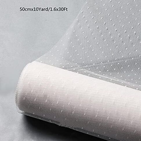 20 Sheets Floral Wrapping Mesh Paper Round Circle Net Openwork Floral Package Paper Roll DIY Flower Bouquet Gift Packing Materials Craft Net Paper Florist Supplies for Birthday Wedding Holiday Decor in Saudi Arabia