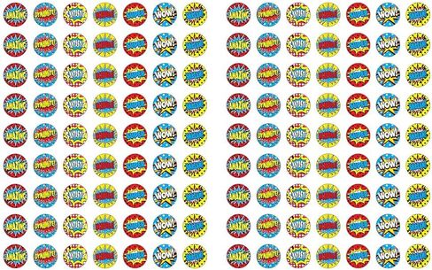 Teacher Created Resources® Superhero Mini Stickers, 378 Pieces in Saudi Arabia