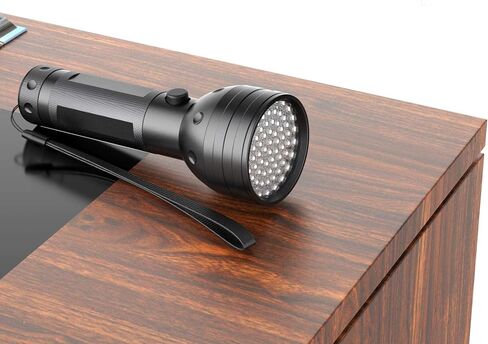 NVTED UV Ultraviolet Flashlight Blacklight, 51 LED 395 nM Handheld Portable Black light Pet Urine and Stain Detector Flashlights in Kuwait