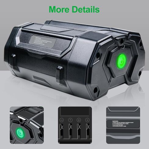 JGSPJ 5.0Ah BA2800T استبدال البطارية لـ EGO 56V BA2800 BA4200 BA4200T BA1400 BA1400T بطاريات ليثيوم أيون متوافقة مع جزازة العشب 56 فولت، منفاخ أوراق الشجر، بالمنشار in Saudi Arabia