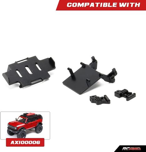 RCAWD SCX24 Bronco Battery Tray & ESC Mount & Rear Shock Tower for Axial 1/24 SCX24 AXI00006 Upgrade Parts in Saudi Arabia