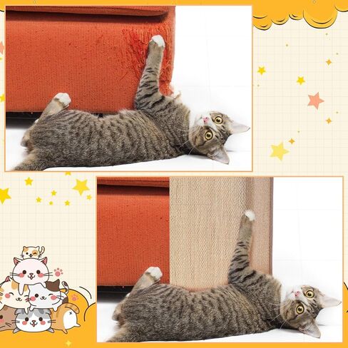 Newwiee 2 جهاز كمبيوتر شخصى القط خدش القط خدش الأثاث حامي القط خدش الأريكة حامي للقطط مكافحة زلة الأريكة القط خدش حامي القط منصات خدش لطحن مخالب حماية الأثاث in Saudi Arabia
