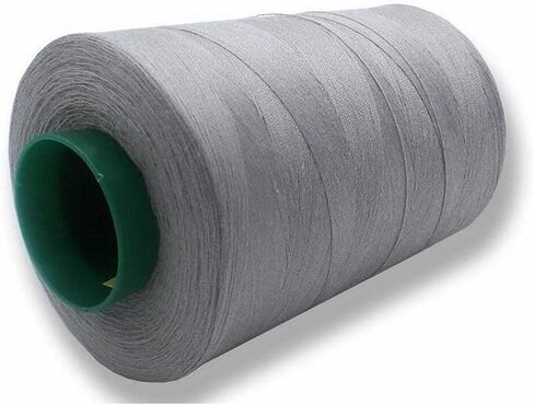 American & Efrid Tex-40 خيط بوليستر مغزول بيرماكور - 6000 ياردة - فضي - صنع في الولايات المتحدة - اختر الكمية التي تناسبك (3) in Kuwait