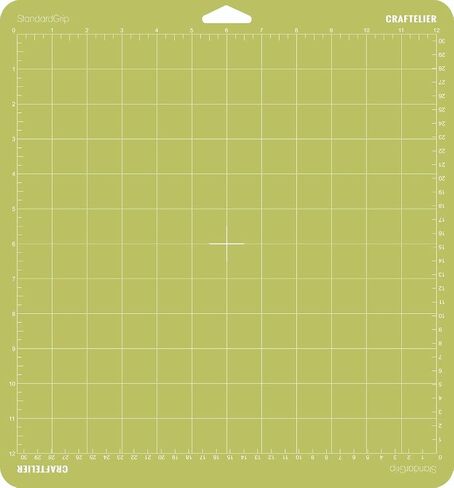 Craftelier - مجموعة من 3 سجادات قطع قابلة لإعادة الاستخدام مع التصاق قياسي وخفيف الوزن وقوي | متوافق مع ماكينات Cricut | الحجم 30,5 × 30,5 سم (12 بوصة × 12 بوصة) - الألوان أخضر أو ​​أرجواني أو أزرق in Saudi Arabia