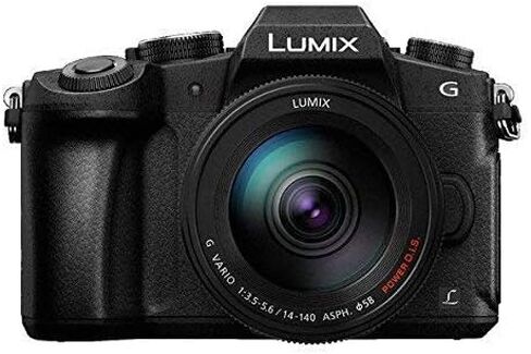 باناسونيك لوميكس DMC-G85 طقم كاميرا بعدسة قابلة للتبديل 4K، عدسة 14-140 ملم، 16 ميجابيكسل (أسود) in Saudi Arabia