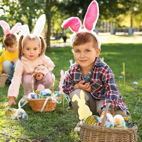 WODMAZ 12PCS PreFilled Easter Eggs with Jungle Animals Building Blocks, Easter Safari Animals Toys Set for Kids Easter Gifts, Easter Basket Stuffers Fillers, Easter Hunt Classroom Prize Toys in Saudi Arabia