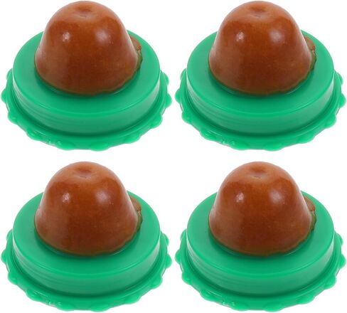 POPETPOP 4 قطع كرة النعناع البري للقطط - كرات النعناع البري لعق طبيعية صالحة للأكل عصا حائط للقطط على لعبة لعق القطط - فيتامين النعناع البري بودنغ الحيوانات الأليفة الصحية مصاصة تساعد على الهضم (نكهة عشوائية) in Saudi Arabia