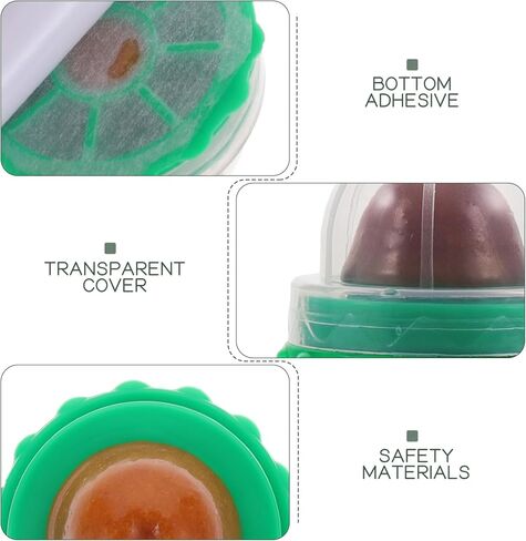 POPETPOP 4 قطع كرة النعناع البري للقطط - كرات النعناع البري لعق طبيعية صالحة للأكل عصا حائط للقطط على لعبة لعق القطط - فيتامين النعناع البري بودنغ الحيوانات الأليفة الصحية مصاصة تساعد على الهضم (نكهة عشوائية) in Saudi Arabia